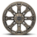 4PLAY 4P83 22x10 6x135 + 6x139.7 -18et Satin Bronze Wheel