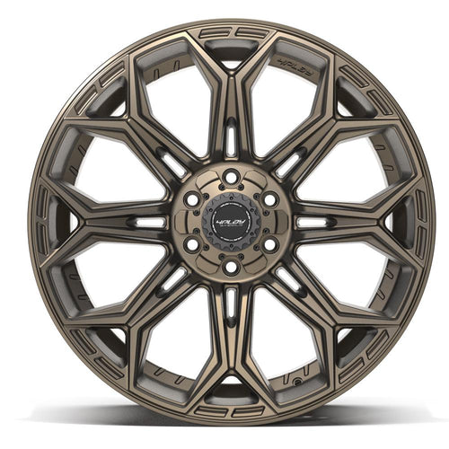 4PLAY 4P83 22x10 6x135 + 6x139.7 - 18et Satin Bronze Wheel - Sniper Custom Trucks