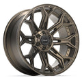 4PLAY 4P83 22x10 6x135 + 6x139.7 -18et Satin Bronze Wheel