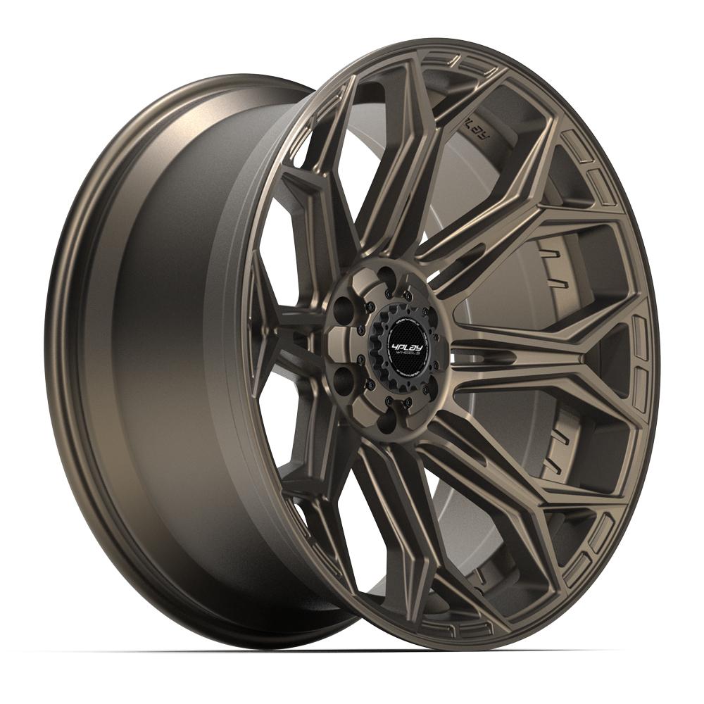 4PLAY 4P83 22x10 6x135 + 6x139.7 -18et Satin Bronze Wheel