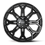 4PLAY 4P83 24x10 6x135 + 6x139.7 18et Gloss Black Wheel