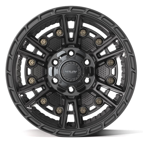 4PLAY 4PS01 17x9 6x135 + 6x139.7 - 6et Satin Black Wheel - Sniper Custom Trucks
