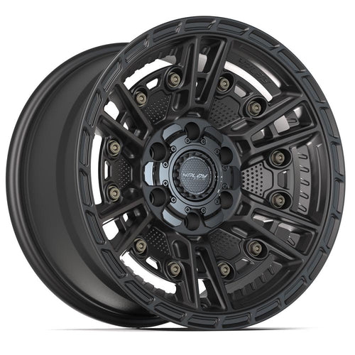 4PLAY 4PS01 17x9 6x135 + 6x139.7 - 6et Satin Black Wheel - Sniper Custom Trucks