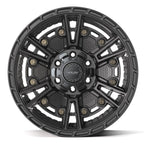 4PLAY 4PS01 18x9 6x135 + 6x139.7 -6et Satin Black Wheel
