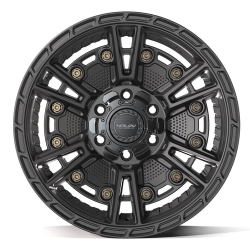 4PLAY 4PS01 18x9 6x135 + 6x139.7 - 6et Satin Black Wheel - Sniper Custom Trucks