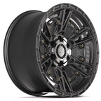 4PLAY 4PS01 18x9 6x135 + 6x139.7 -6et Satin Black Wheel