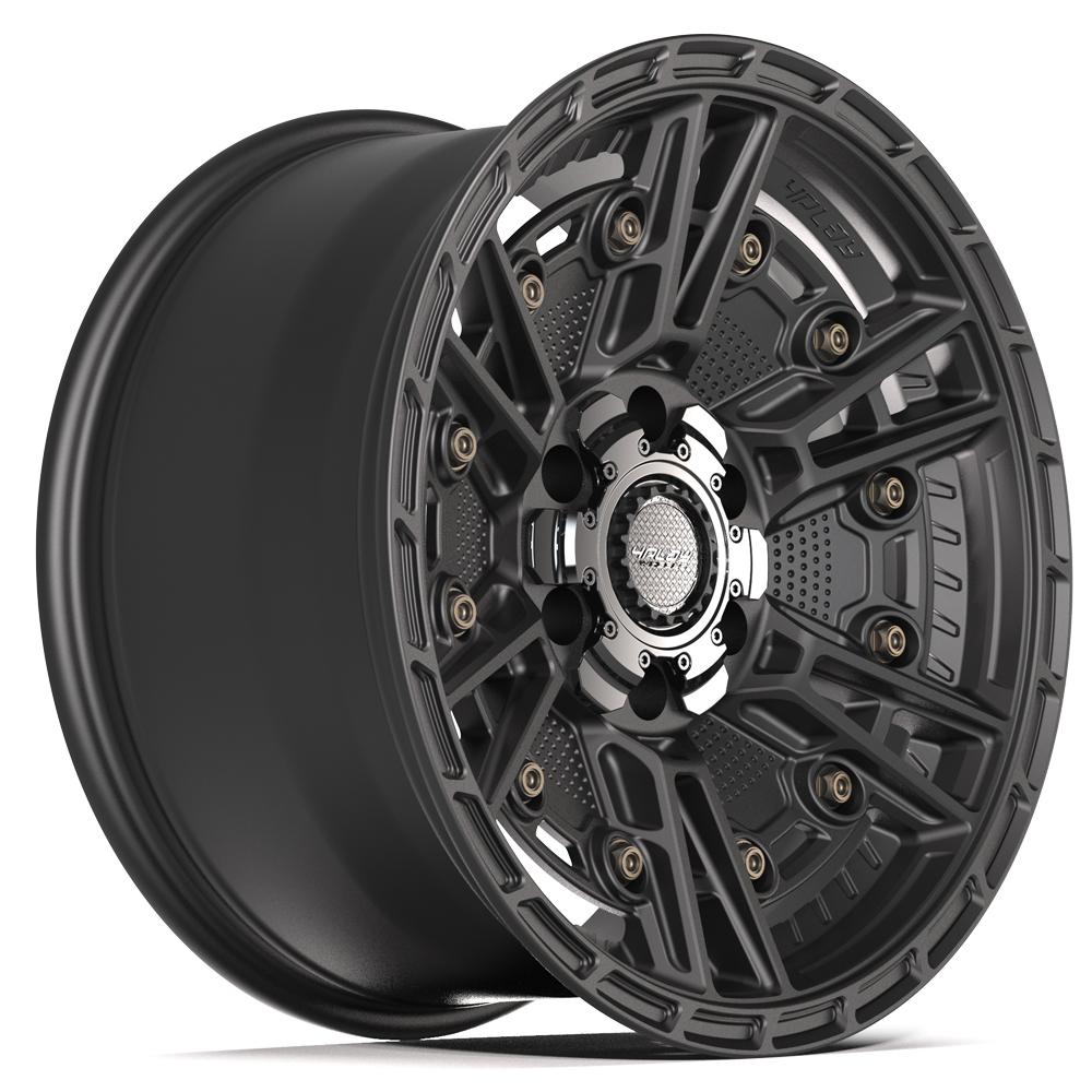 4PLAY 4PS01 18x9 6x135 + 6x139.7 -6et Satin Black Wheel