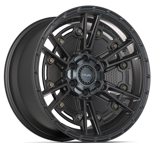 4PLAY 4PS01 20x9 6x135 + 6x139.7 - 6et Satin Black Wheel - Sniper Custom Trucks