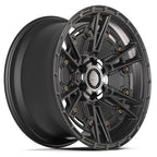 4PLAY 4PS01 20x9 6x135 + 6x139.7 -6et Satin Black Wheel