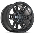 4PLAY 4PS20 17x9 6x135 + 6x139.7 18et Satin Black Wheel