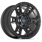 4PLAY 4PS20 17x9 6x135 + 6x139.7 18et Satin Black Wheel