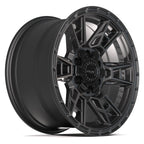 4PLAY 4PS20 17x9 6x135 + 6x139.7 18et Satin Black Wheel
