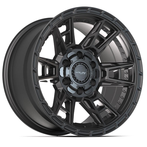 4PLAY 4PS20 17x9 6x135 + 6x139.7 - 6et Satin Black Wheel - Sniper Custom Trucks