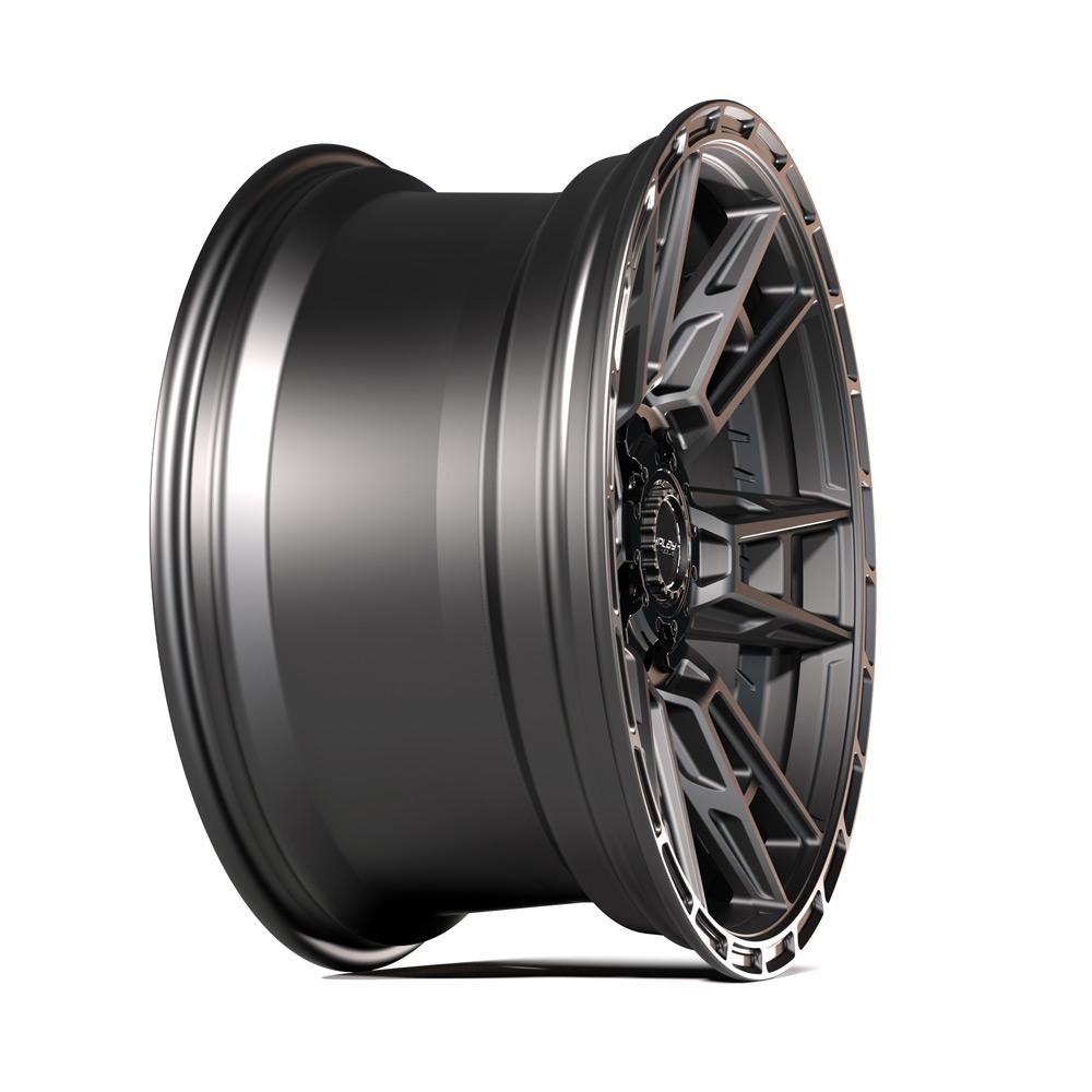 4PLAY 4PS20 18x8 5x108 + 5x110 38et Satin Black Wheel
