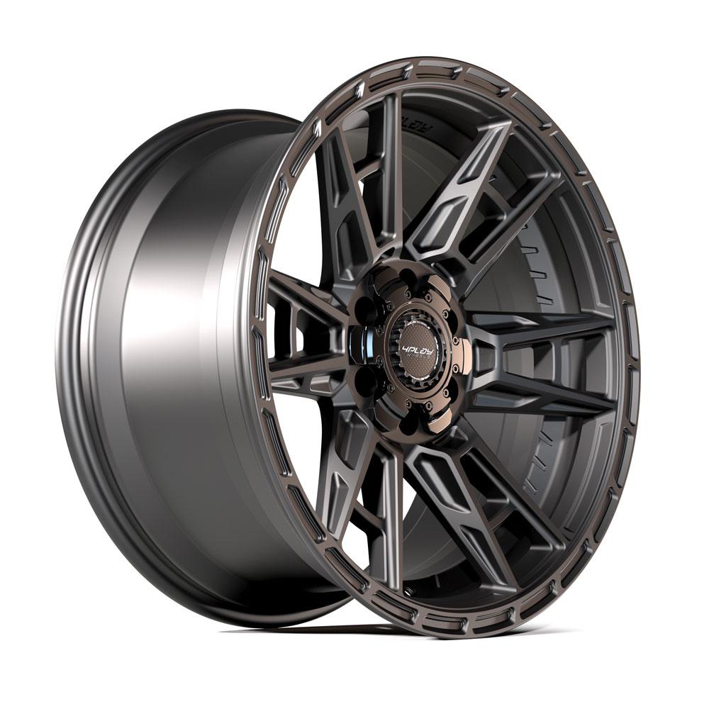 4PLAY 4PS20 18x8 5x112 + 5x114.3 38et Satin Black Wheel