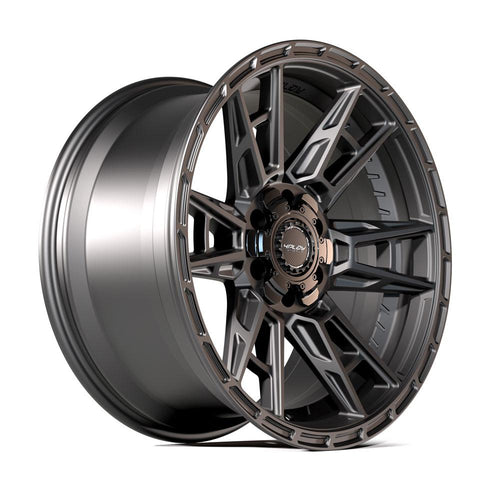 4PLAY 4PS20 18x8 5x112 + 5x114.3 38et Satin Black Wheel - Sniper Custom Trucks
