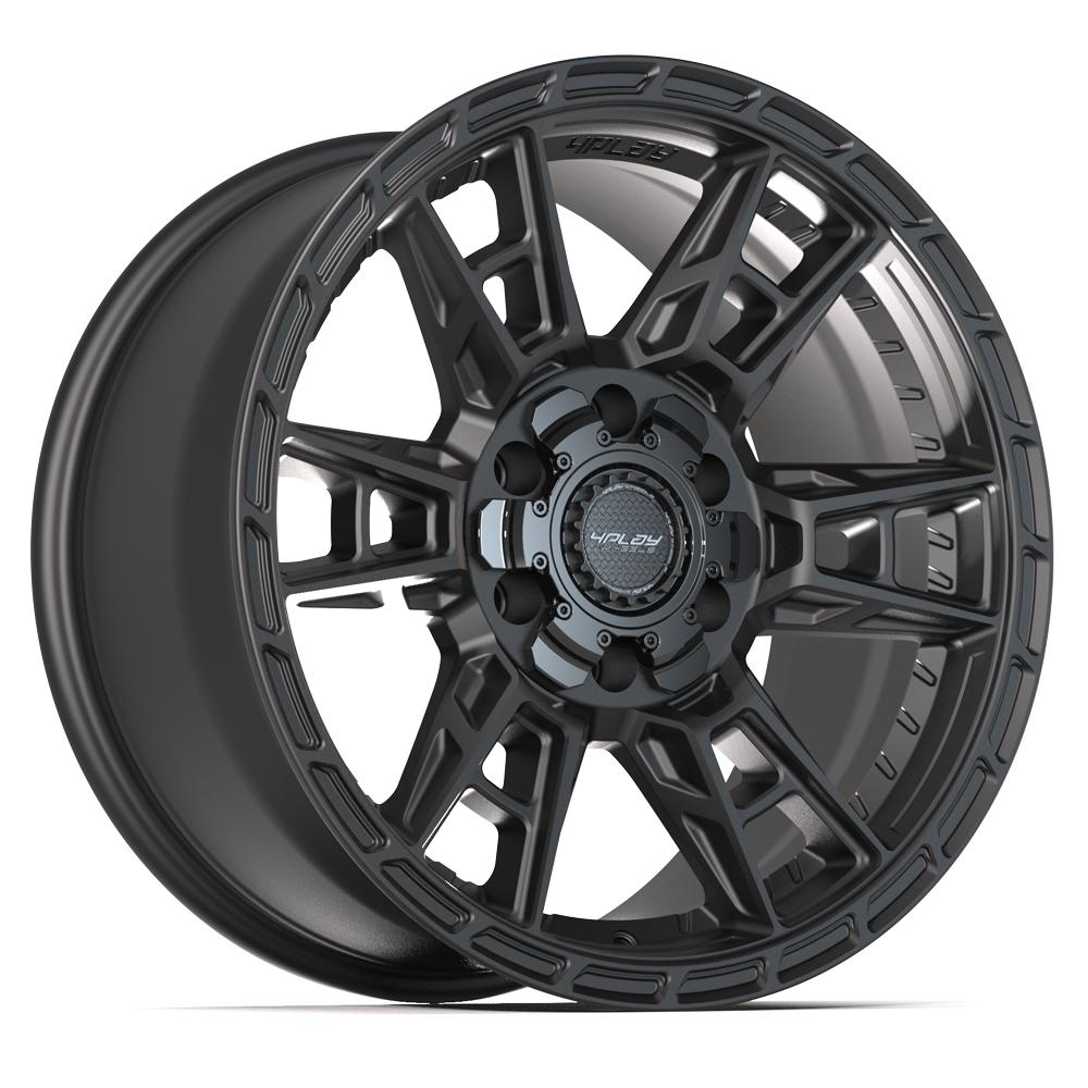 4PLAY 4PS20 18x9 6x135 + 6x139.7 18et Satin Black Wheel
