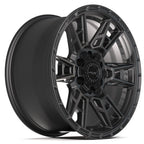 4PLAY 4PS20 18x9 6x135 + 6x139.7 18et Satin Black Wheel