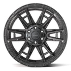 4PLAY 4PS20 20x9 6x135 + 6x139.7 18et Satin Black Wheel