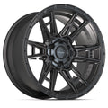 4PLAY 4PS20 20x9 6x135 + 6x139.7 18et Satin Black Wheel