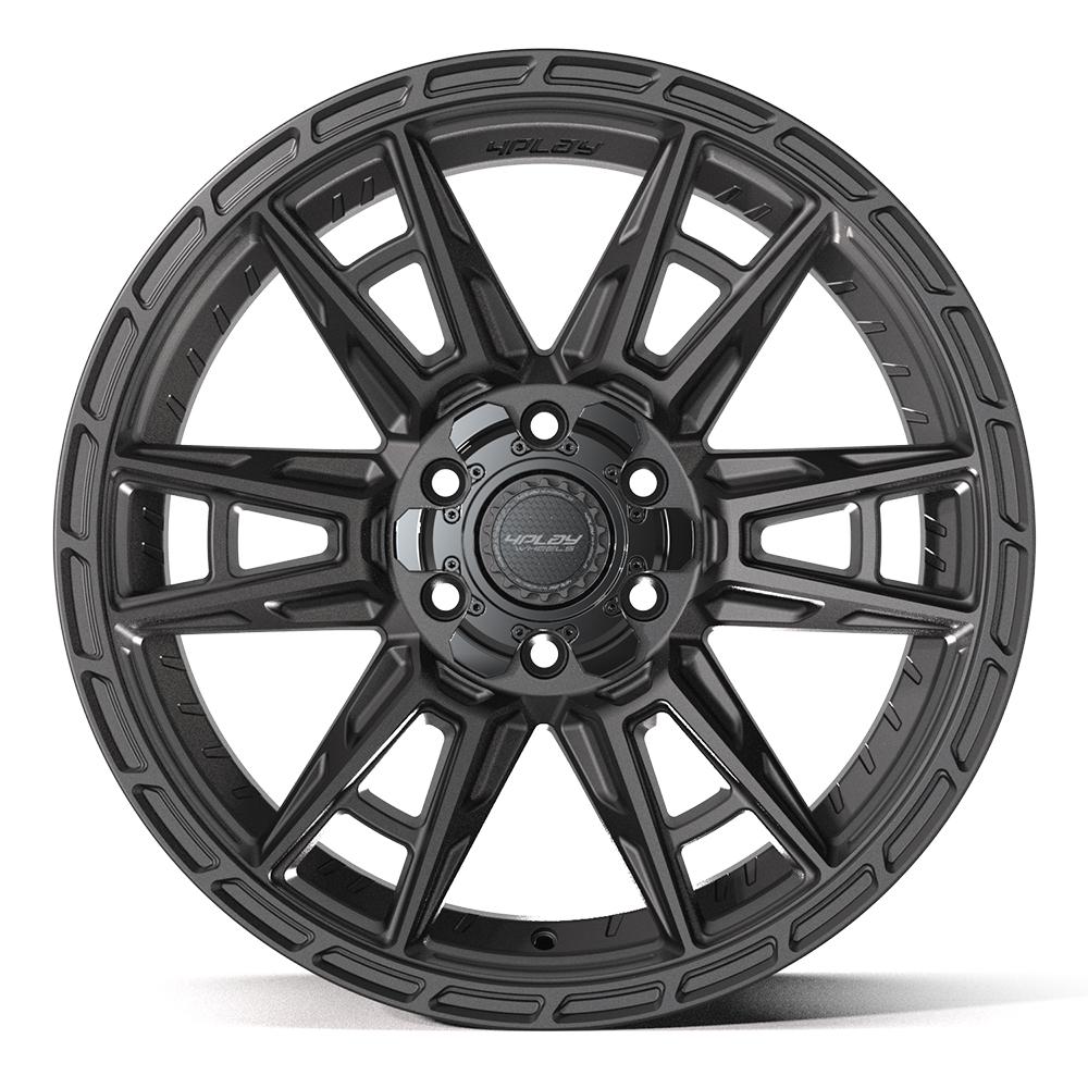 4PLAY 4PS20 20x9 6x135 + 6x139.7 -6et Satin Black Wheel