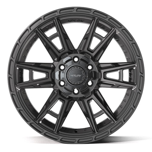 4PLAY 4PS20 20x9 6x135 + 6x139.7 - 6et Satin Black Wheel - Sniper Custom Trucks