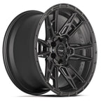 4PLAY 4PS20 20x9 6x135 + 6x139.7 -6et Satin Black Wheel