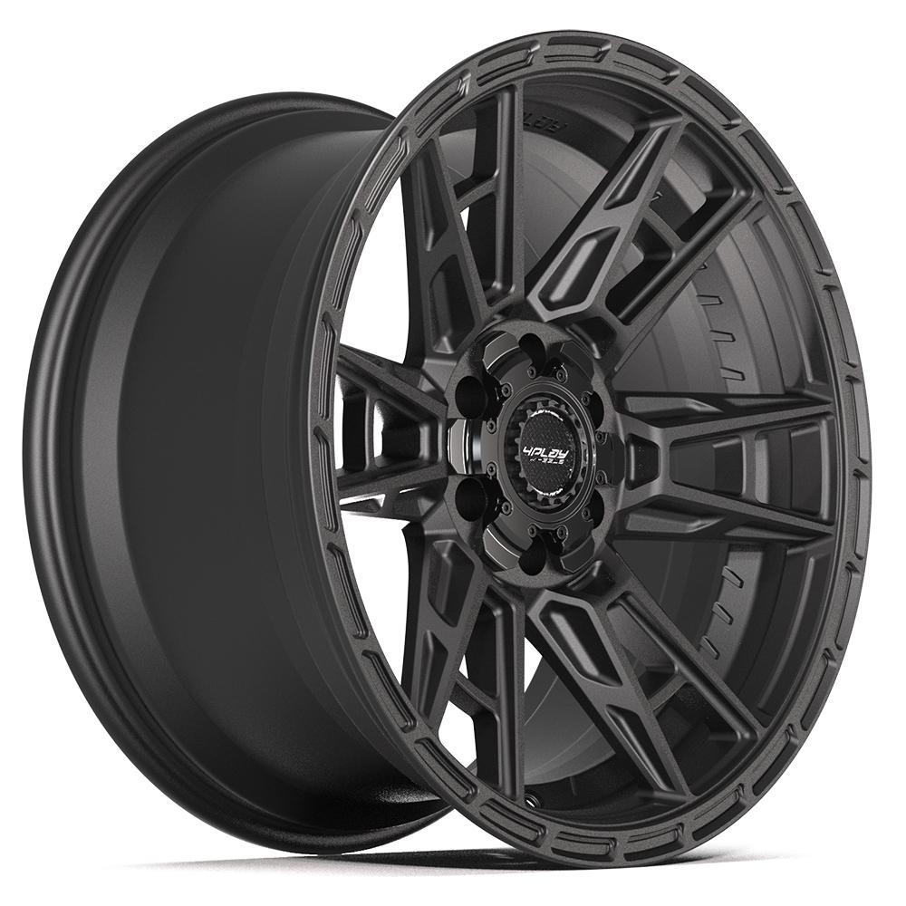 4PLAY 4PS20 20x9 6x135 + 6x139.7 -6et Satin Black Wheel