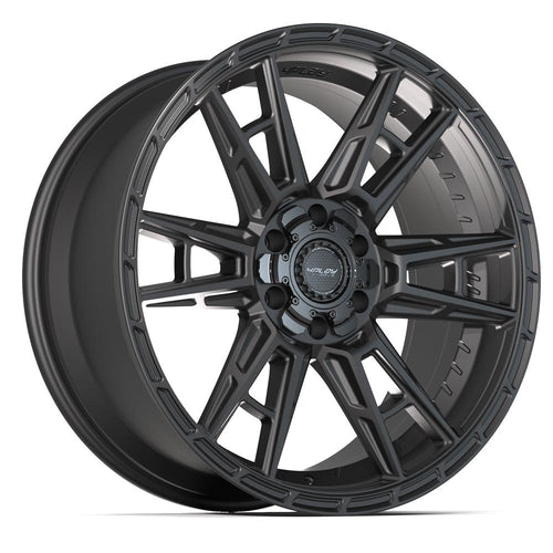 4PLAY 4PS20 22x10 6x135 + 6x139.7 24et Satin Black Wheel - Sniper Custom Trucks