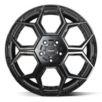 4PLAY 4PS26 20x9 5x127 + 5x139.7 -6et Gloss Black Brushed with Tinted Clear Wheel