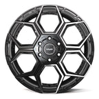 4PLAY 4PS26 20x9 6x135 + 6x139.7 -6et Gloss Black Brushed with Tinted Clear Wheel