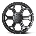 4PLAY 4PS26 22x10 6x135 + 6x139.7 24et Gloss Black Brushed with Tinted Clear Wheel