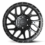 4PLAY 4PS28 18x9 6x135 + 6x139.7 18et Gloss Black Brushed with Tinted Clear Wheel