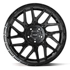 4PLAY 4PS28 20x9 5x127 + 5x139.7 -6et Gloss Black Brushed with Tinted Clear Wheel