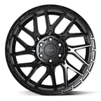 4PLAY 4PS28 20x9 6x135 + 6x139.7 18et Gloss Black Brushed with Tinted Clear Wheel
