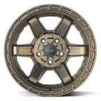 4PLAY 4PS63 17x9 5x127 + 5x139.7 -6et Satin Bronze Wheel