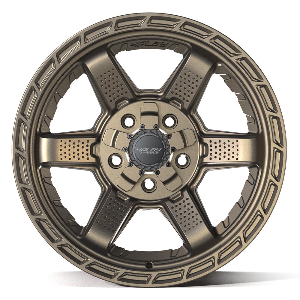 4PLAY 4PS63 17x9 5x127 + 5x139.7 -6et Satin Bronze Wheel