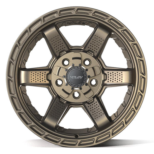 4PLAY 4PS63 17x9 5x127 + 5x139.7 - 6et Satin Bronze Wheel - Sniper Custom Trucks