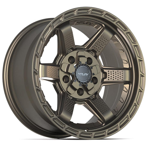4PLAY 4PS63 17x9 5x127 + 5x139.7 - 6et Satin Bronze Wheel - Sniper Custom Trucks