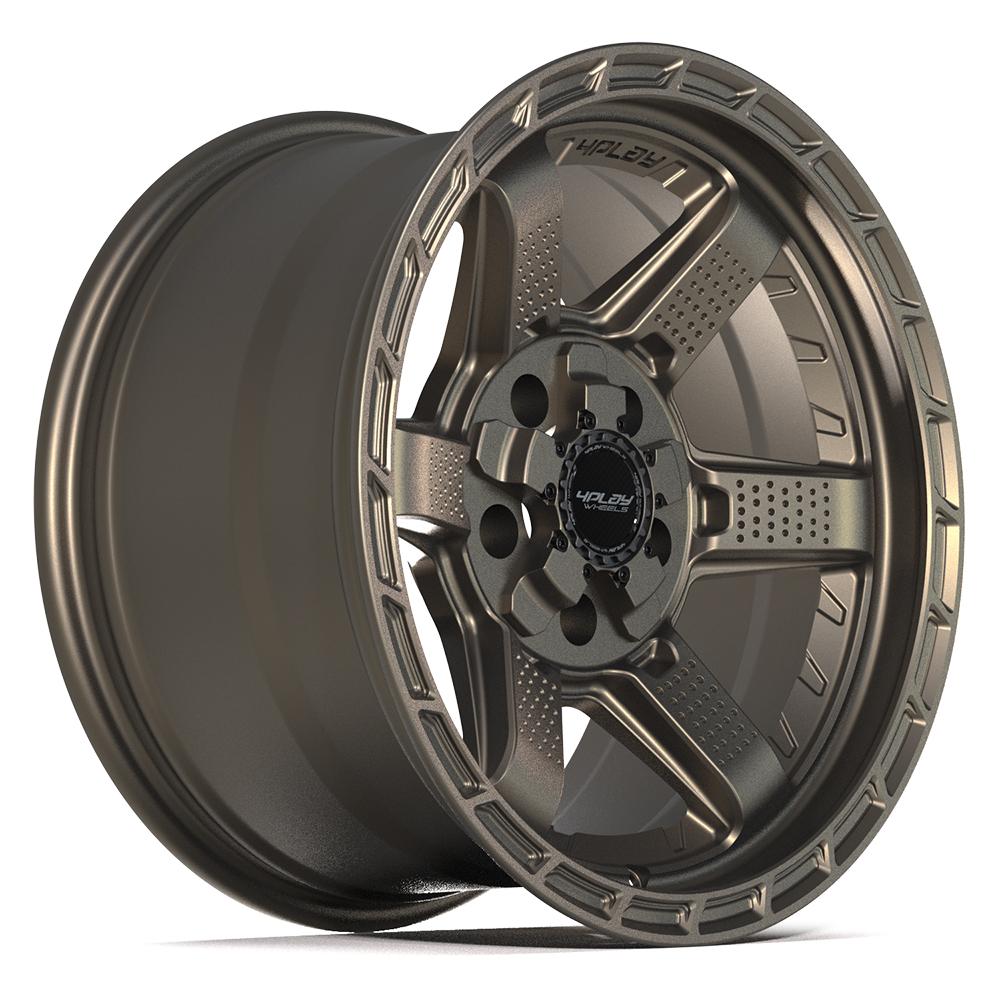 4PLAY 4PS63 17x9 5x127 + 5x139.7 -6et Satin Bronze Wheel