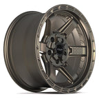 4PLAY 4PS63 17x9 5x127 + 5x139.7 -6et Satin Bronze Wheel