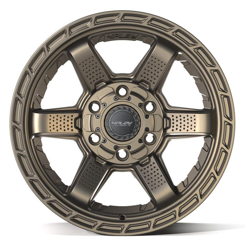 4PLAY 4PS63 17x9 6x135 + 6x139.7 - 6et Satin Bronze Wheel - Sniper Custom Trucks