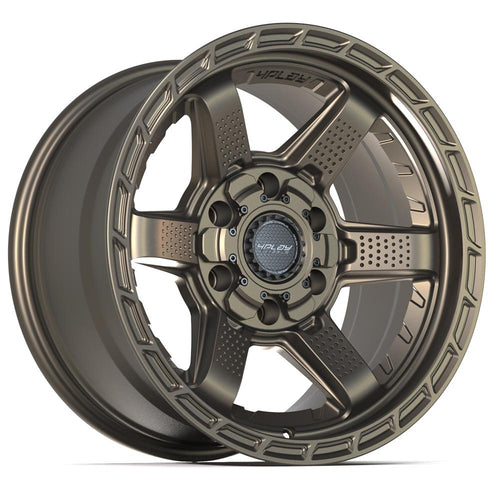 4PLAY 4PS63 17x9 6x135 + 6x139.7 - 6et Satin Bronze Wheel - Sniper Custom Trucks