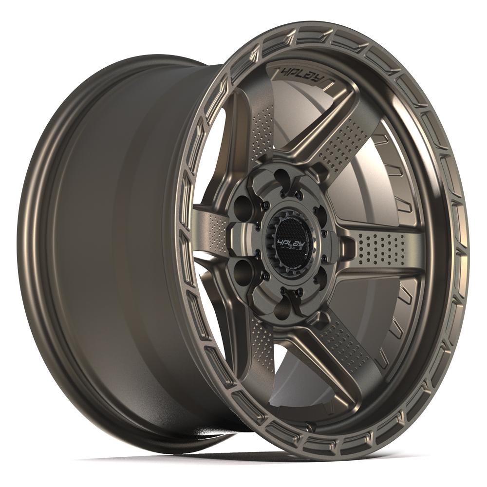 4PLAY 4PS63 17x9 6x135 + 6x139.7 -6et Satin Bronze Wheel