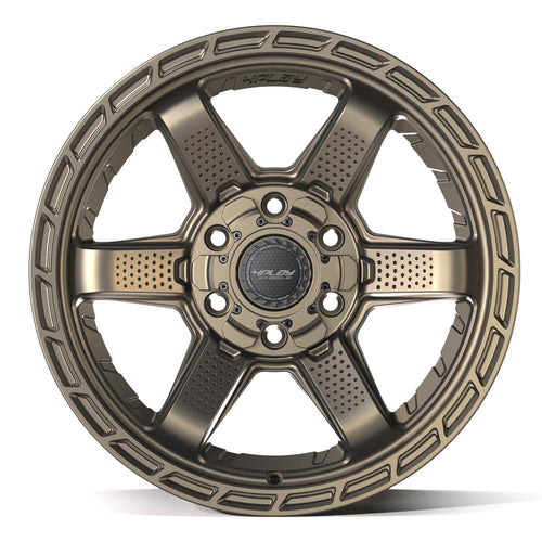 4PLAY 4PS63 18x9 6x135 + 6x139.7 - 6et Satin Bronze Wheel - Sniper Custom Trucks