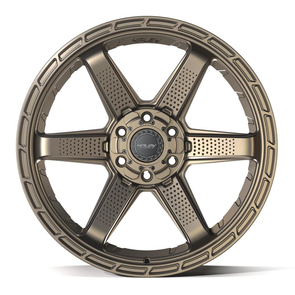 4PLAY 4PS63 22x9 6x135 + 6x139.7 -6et Satin Bronze Wheel