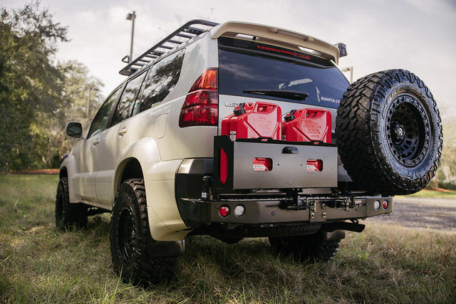 Dobinsons Rear Bumper With Swing Outs for Toyota Prado 120 & Lexus GX470 (BW80-4121)