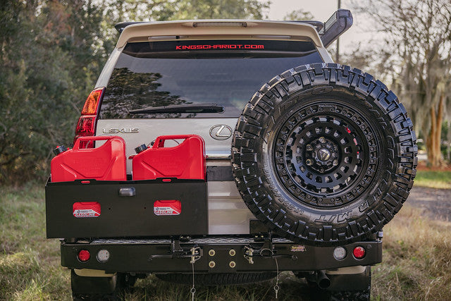 Dobinsons Rear Bumper With Swing Outs for Toyota Prado 120 & Lexus GX470 (BW80-4121)