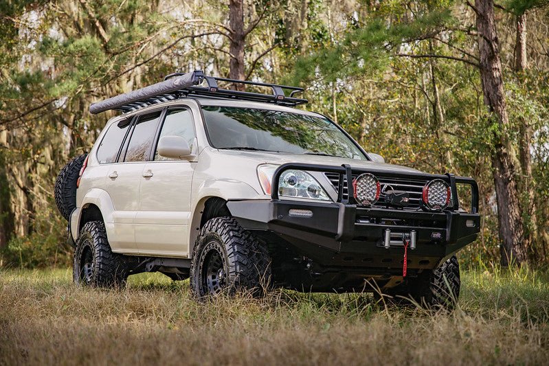 DOBINSONS BULL BAR CLASSIC BLACK FOR TOYOTA PRADO 120 SERIES - BU59 - 3511 - Sniper Custom Trucks