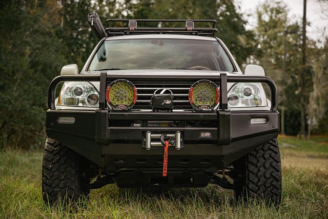 DOBINSONS BULL BAR CLASSIC BLACK FOR TOYOTA PRADO 120 SERIES - BU59 - 3511 - Sniper Custom Trucks